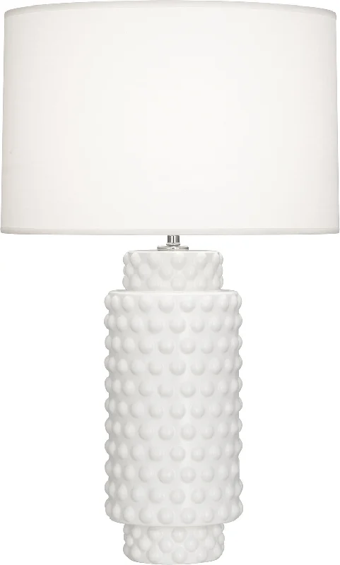 glass table lamps with a frosted surface for soft light diffusionOne Light Table Lamp