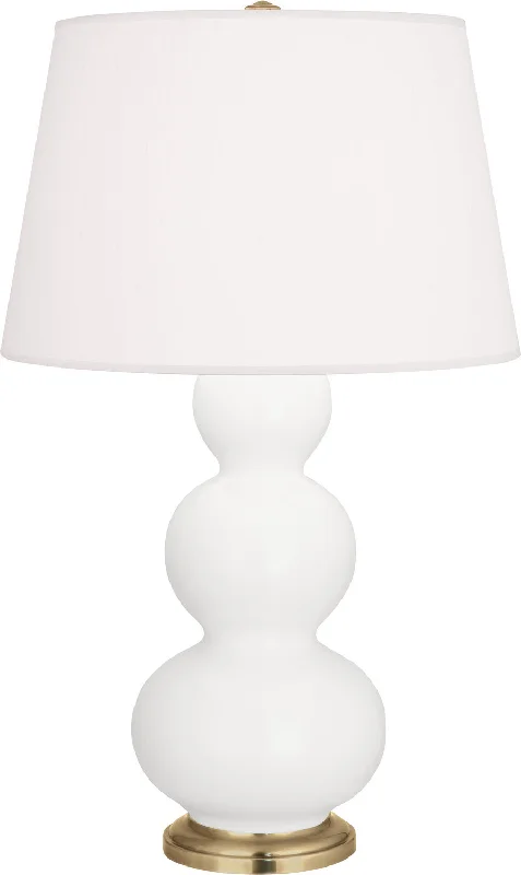 glass table lamps with a frosted surface for soft light diffusionOne Light Table Lamp