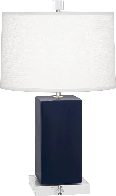 fabric table lamps with a linen shade for a relaxed and breathable lookOne Light Accent Lamp