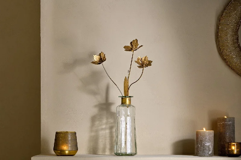 Steampunk Ceiling Lights with Gears, Cogs, and Brass AccentsSan Stem Floral - Antique Brass