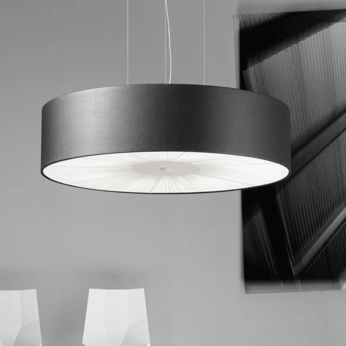 Modern Minimalist Ceiling Lights for Contemporary InteriorsSkin 100 Cm Faux Leather Ceiling Pendant In 10 Colours