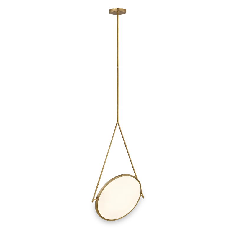 Metal Ceiling Lights in Brass, Copper, Stainless Steel, and IronStance Rotating Pendant