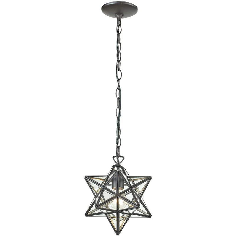 Japanese - Inspired Ceiling Lights with Shoji - Screen - like DiffusersStar Glass Pendant Lamp