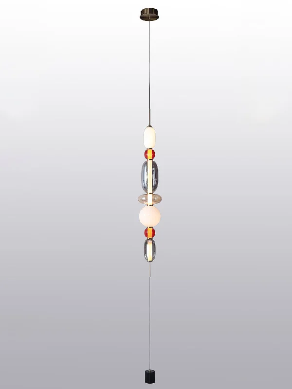 Moroccan Ceiling Lights with Colorful Stained Glass and Geometric CarvingsChroma Burst Pendant